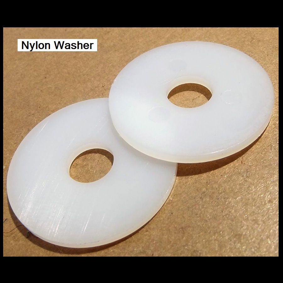 Nylon Washers 1/4 x 1″ (.281 ID x 1 OD x .050 Thick)